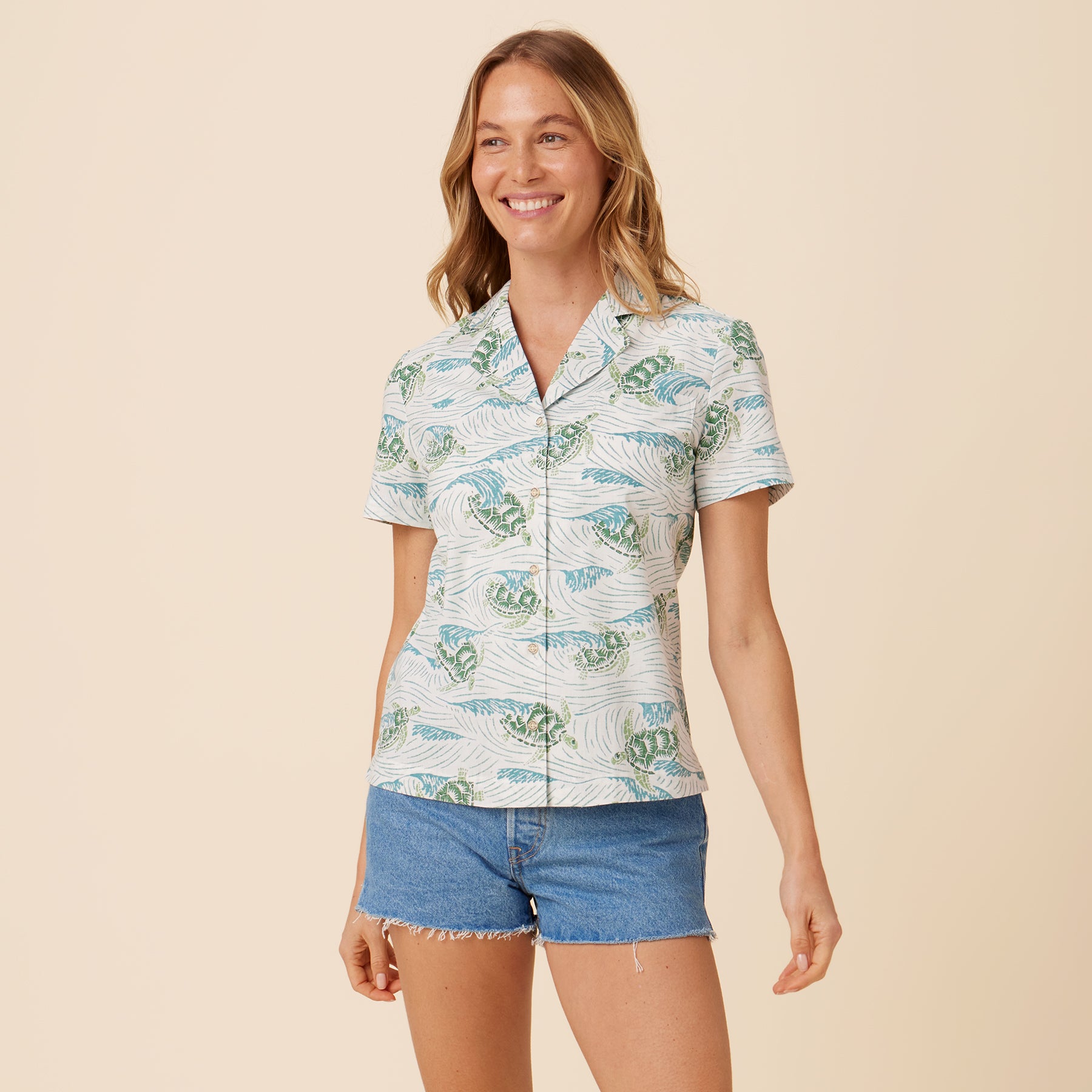 HONU ‘AUKAI CAMP SHIRT WOMEN’S SHIRT | Reyn Spooner