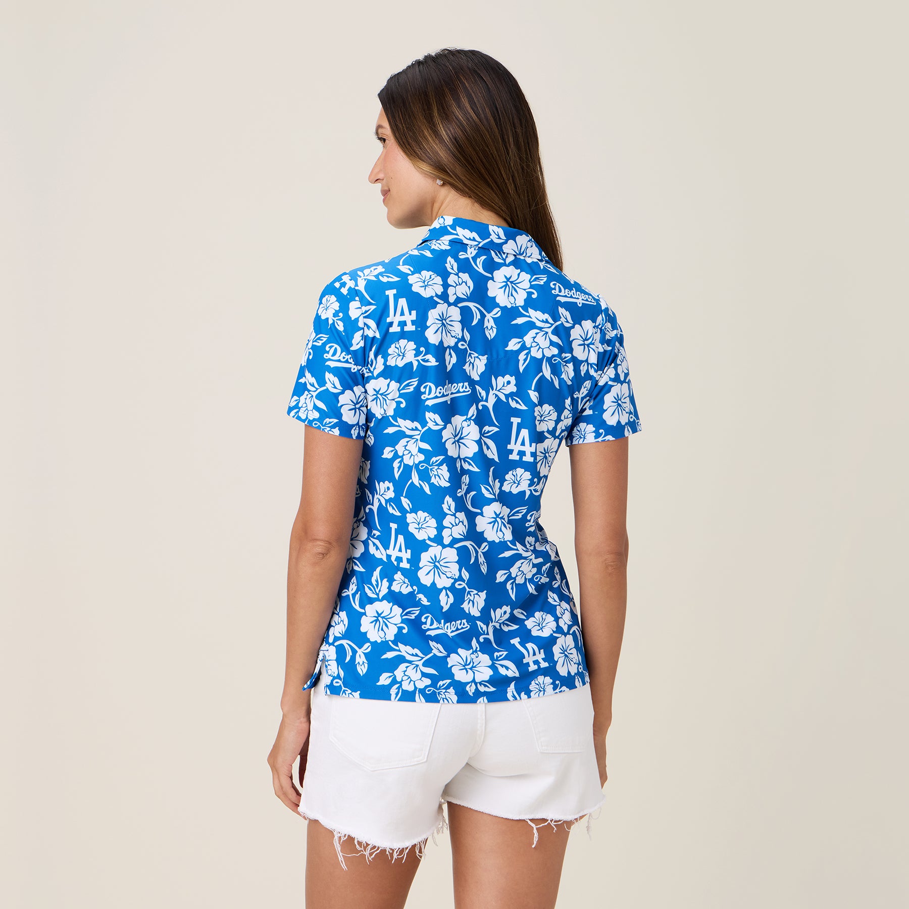 Reyn Spooner MLB® WOMEN'S LOS ANGELES DODGERS GAME DAY PERFORMANCE POLO in BLUE