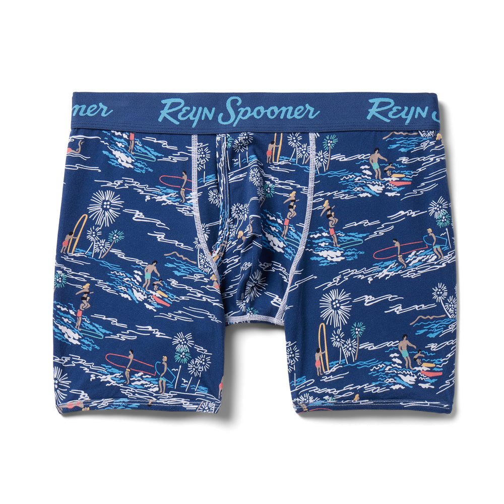 Reyn Spooner SURFER'S PARADISE BOXER BRIEF in NAVY