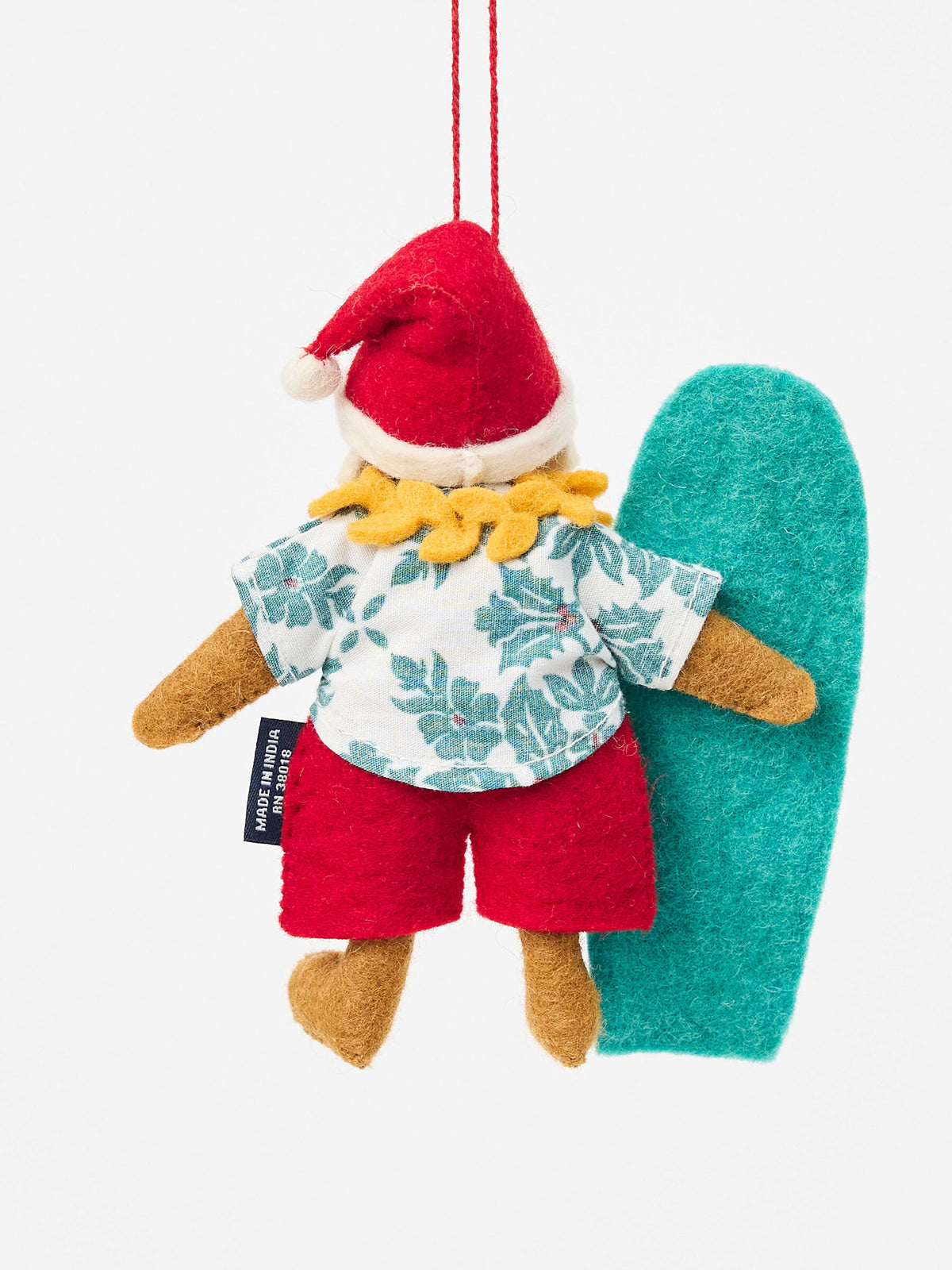 Reyn Spooner SURFING SANTA ORNAMENT in MINT