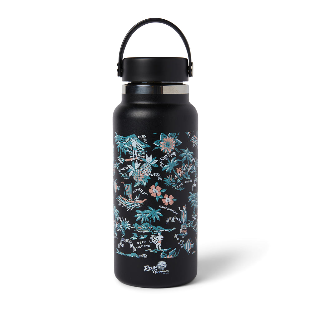 Reyn Spooner SPOONER STYLE HYDRO FLASK 32 OZ in BLACK