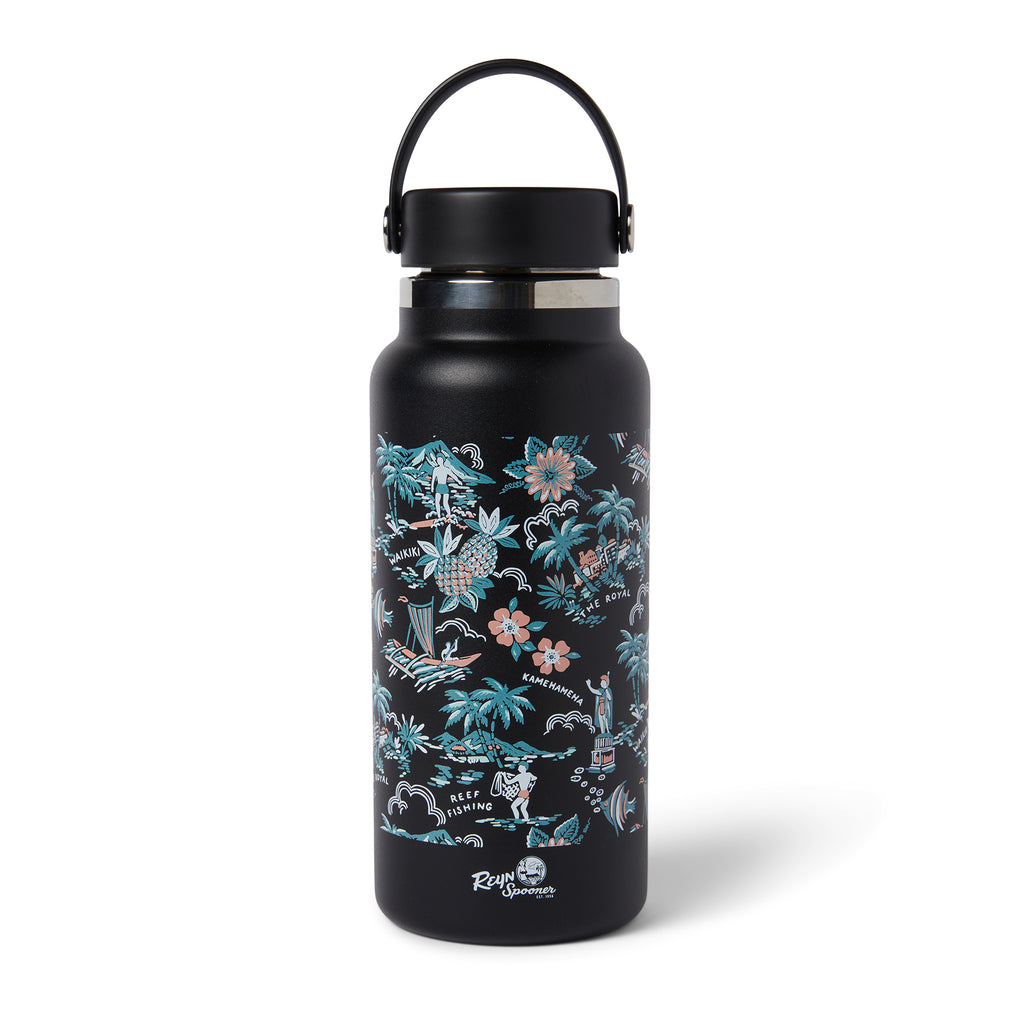 Reyn Spooner SPOONER STYLE HYDRO FLASK 32 OZ in BLACK