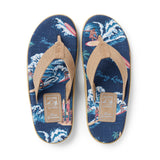 Reyn Spooner ISLAND SLIPPER WAVERIDERS in DRESS BLUES