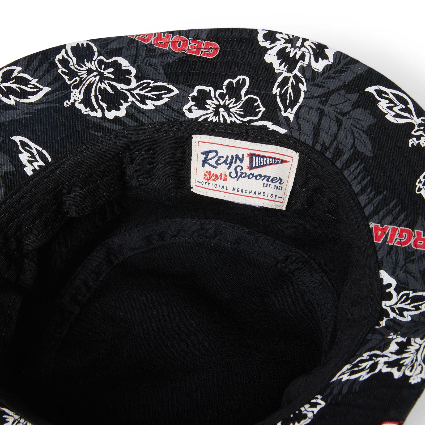Reyn Spooner UNIVERSITY OF GEORGIA BUCKET HAT in BLACK