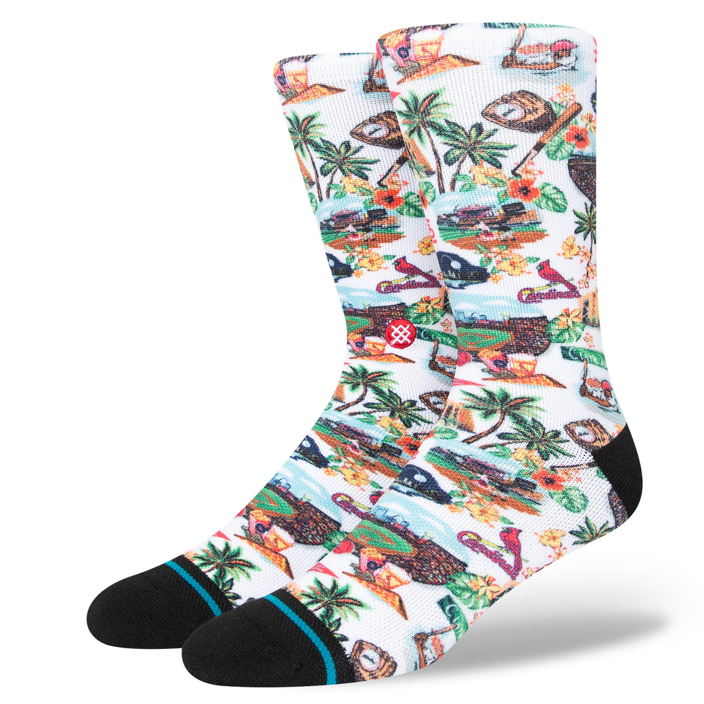 ST. LOUIS CARDINALS SCENIC CREW SOCKS / Poly Blend