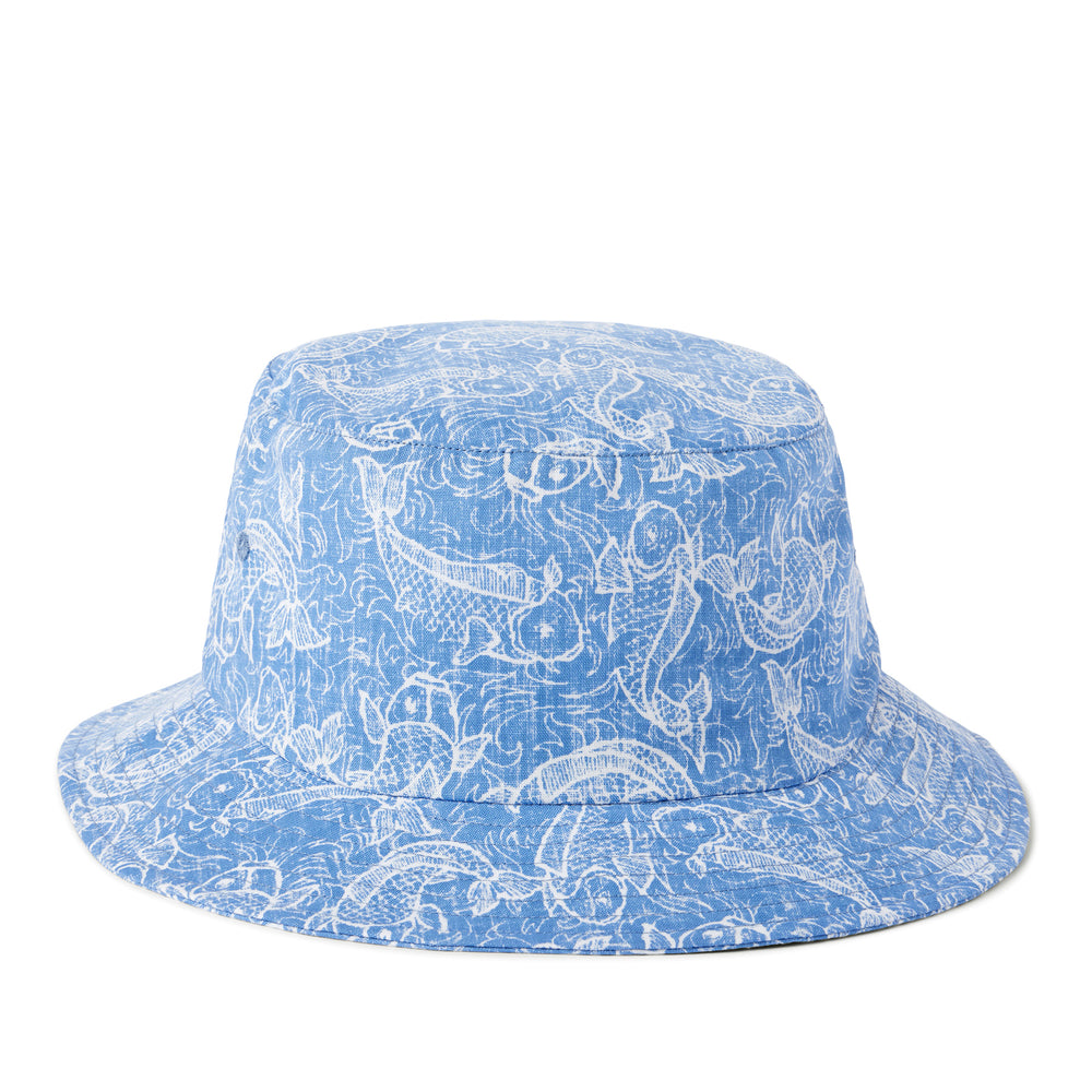 KOI POND BUCKET HAT in LICHEN BLUE