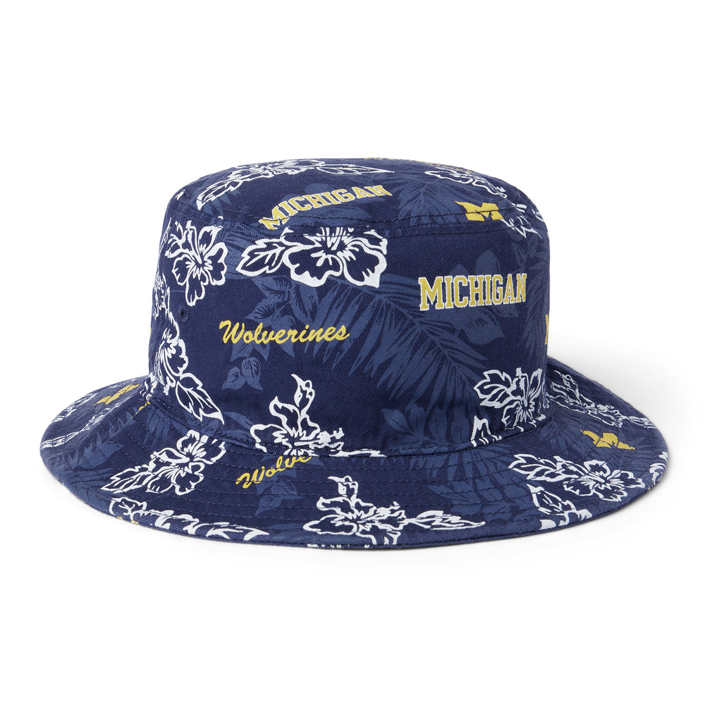 Reyn Spooner UNIVERSITY OF MICHIGAN BUCKET HAT in NAVY