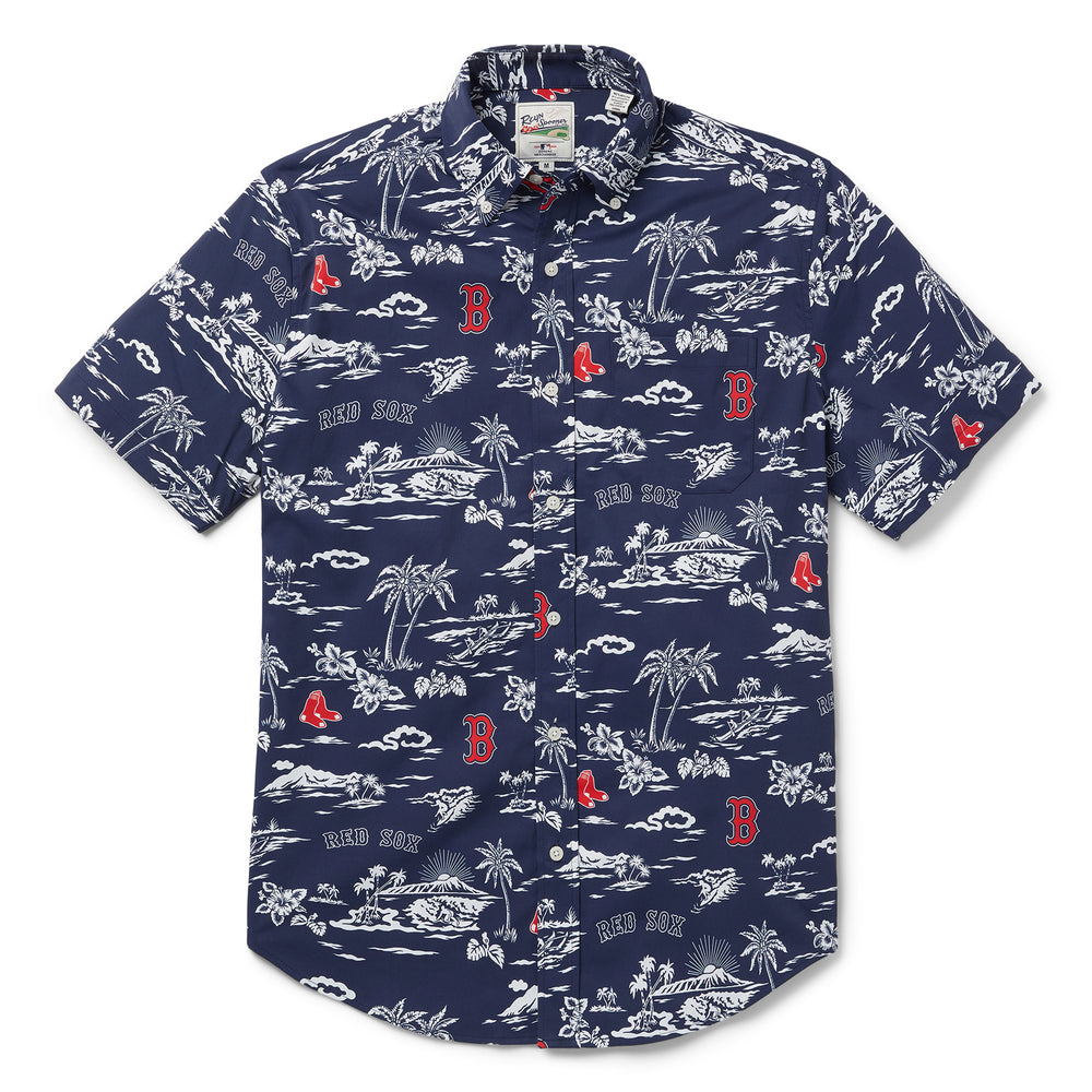 Reyn Spooner Navy Boston Red Sox Kekai Performance Button-Up Shirt