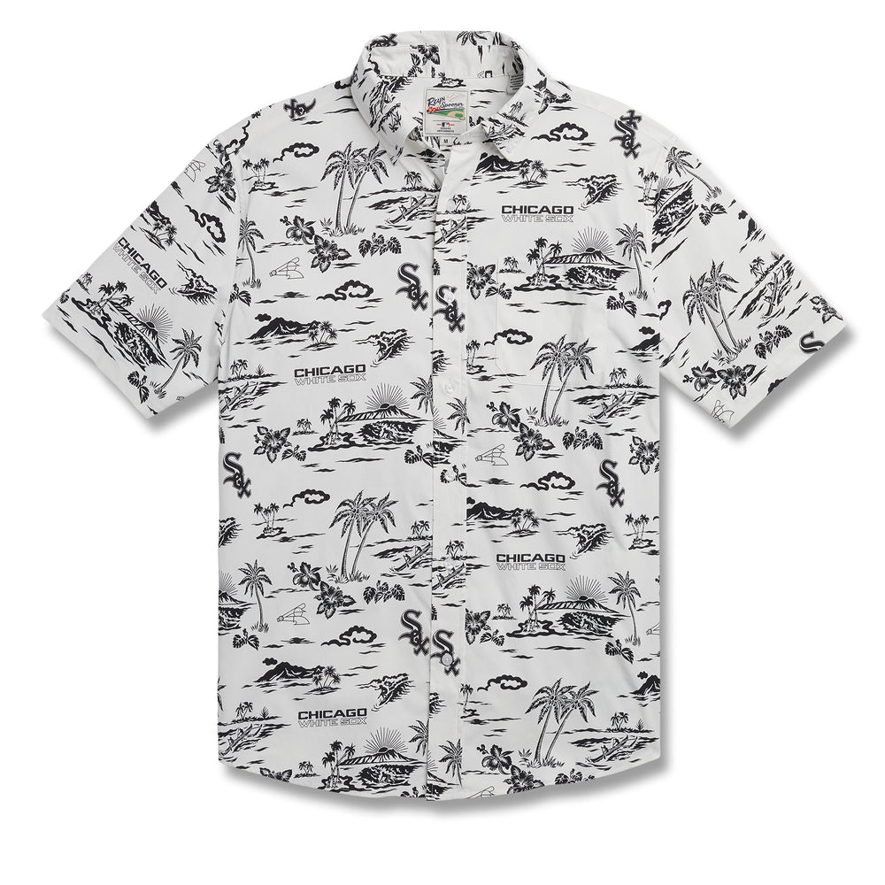 Men's Reyn Spooner White Chicago White Sox Kekai Performance Button-Up Shirt, Size: Small