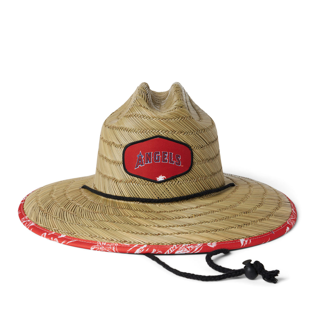 Reyn Spooner LOS ANGELES ANGELS STRAW HAT in RED