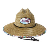 Reyn Spooner ATLANTA BRAVES SCENIC STRAW HAT in SCENIC