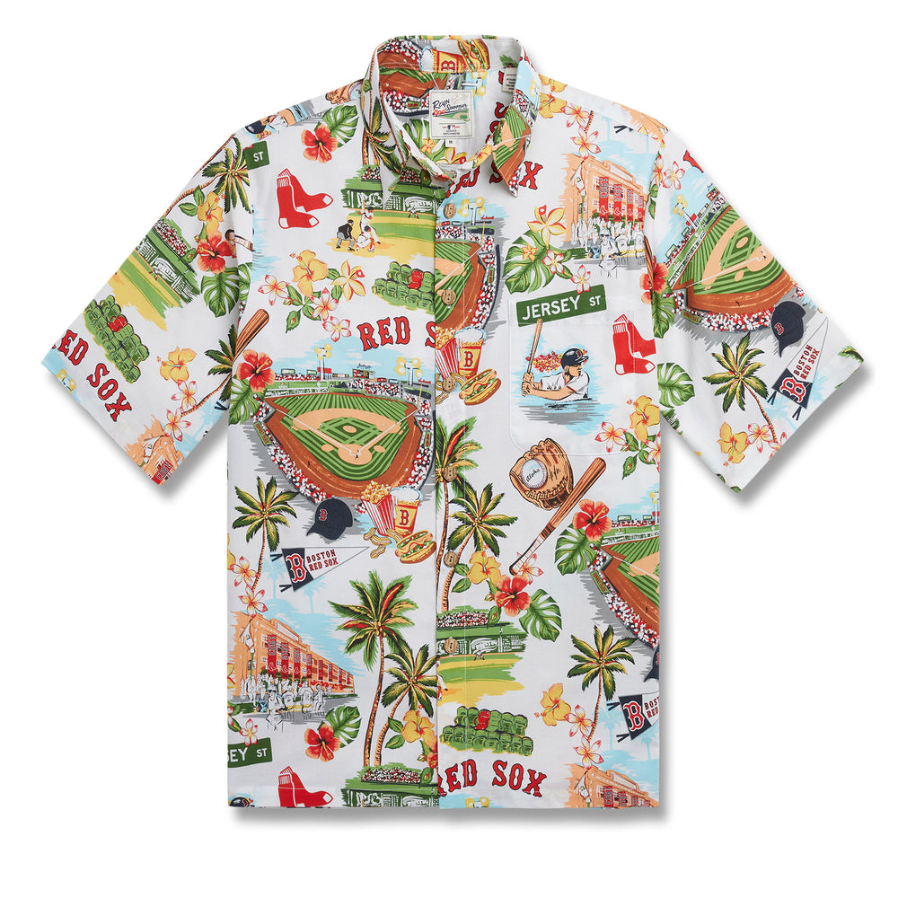MLB Boston Red Sox Reyn Spooner Aloha Red Hawaiian Shirt • Kybershop