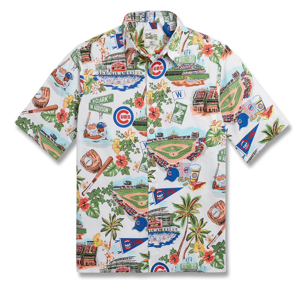 Reyn Spooner Chicago Cubs Hawaiian Shirt Tropical Summer For Men And Women  - YesItCustom