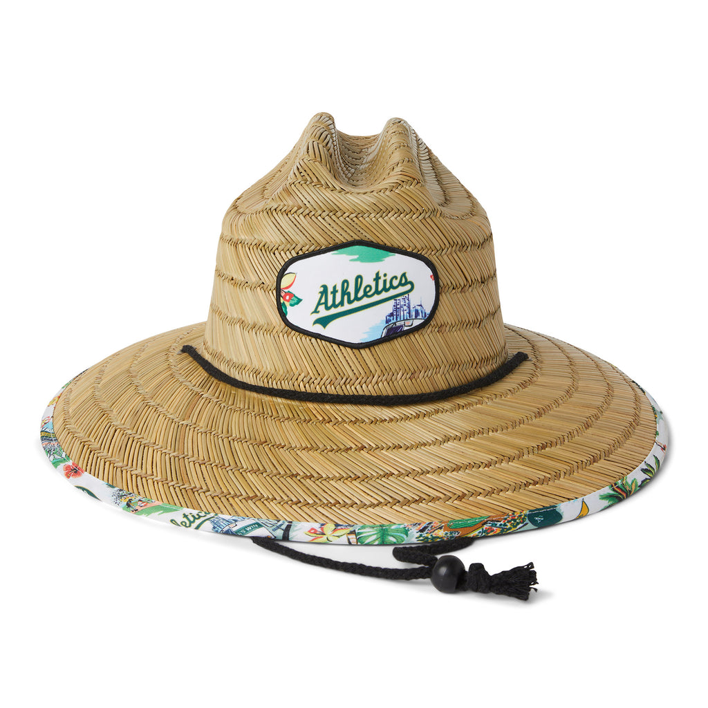 Reyn Spooner OAKLAND ATHLETICS SCENIC STRAW HAT in SCENIC