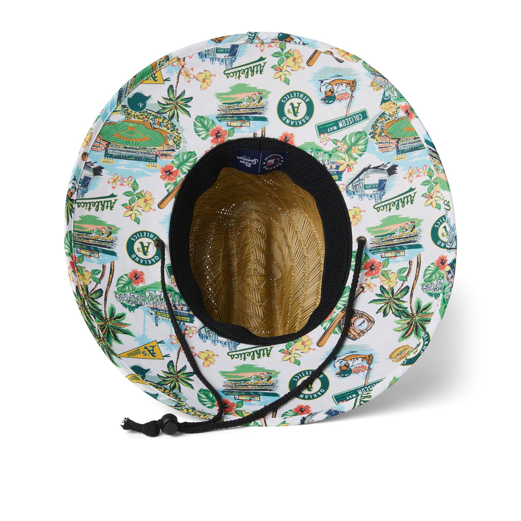 Reyn Spooner OAKLAND ATHLETICS SCENIC STRAW HAT in SCENIC