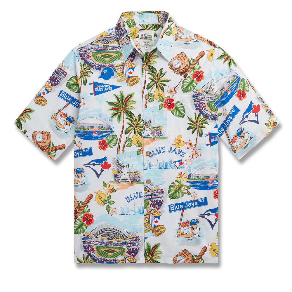 Men's Reyn Spooner White St. Louis Cardinals scenic Button-Up Shirt