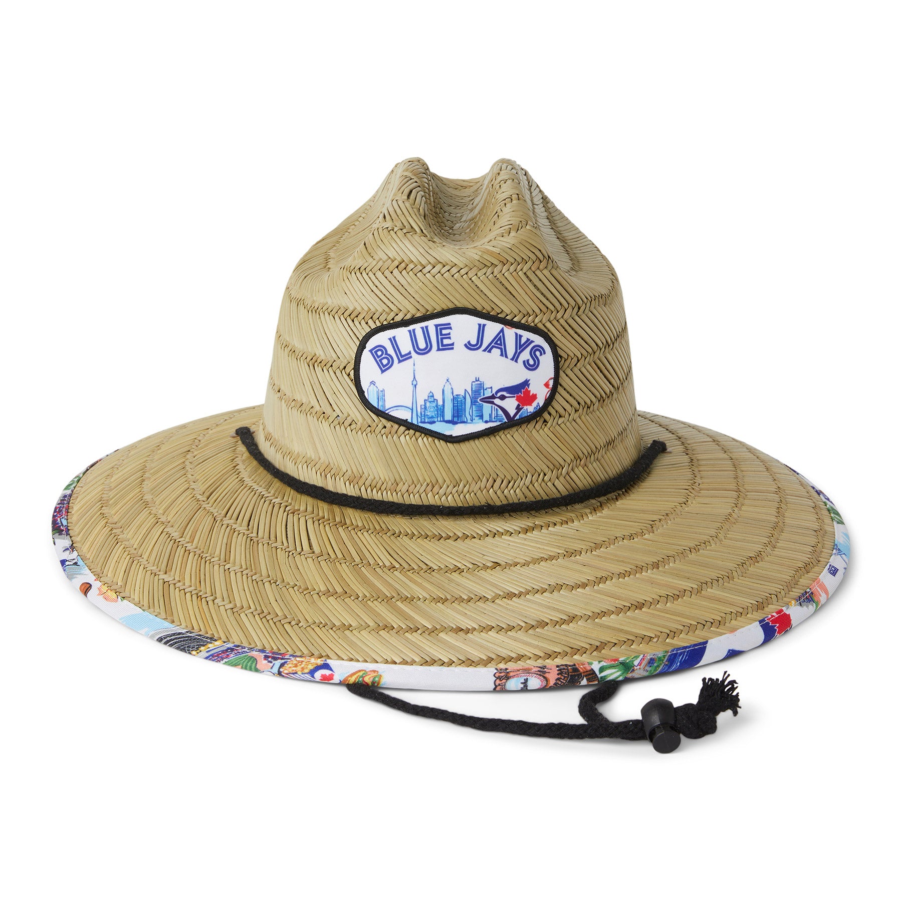 Men's Reyn Spooner Toronto Blue Jays Logo Straw Hat