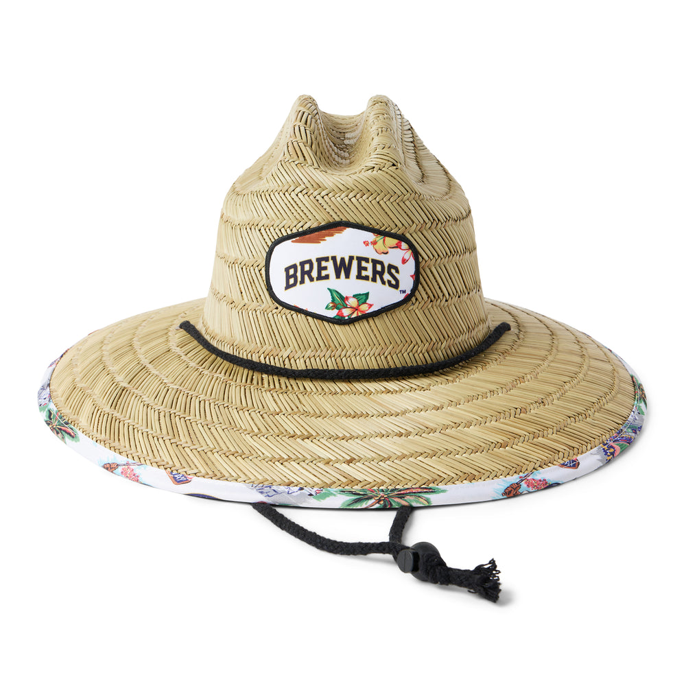 Reyn Spooner MILWAUKEE BREWERS SCENIC STRAW HAT in SCENIC