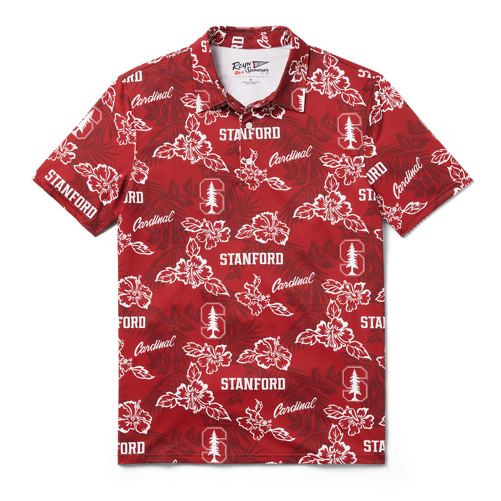 Reyn Spooner STANFORD UNIVERSITY POLO in CARDINAL RED