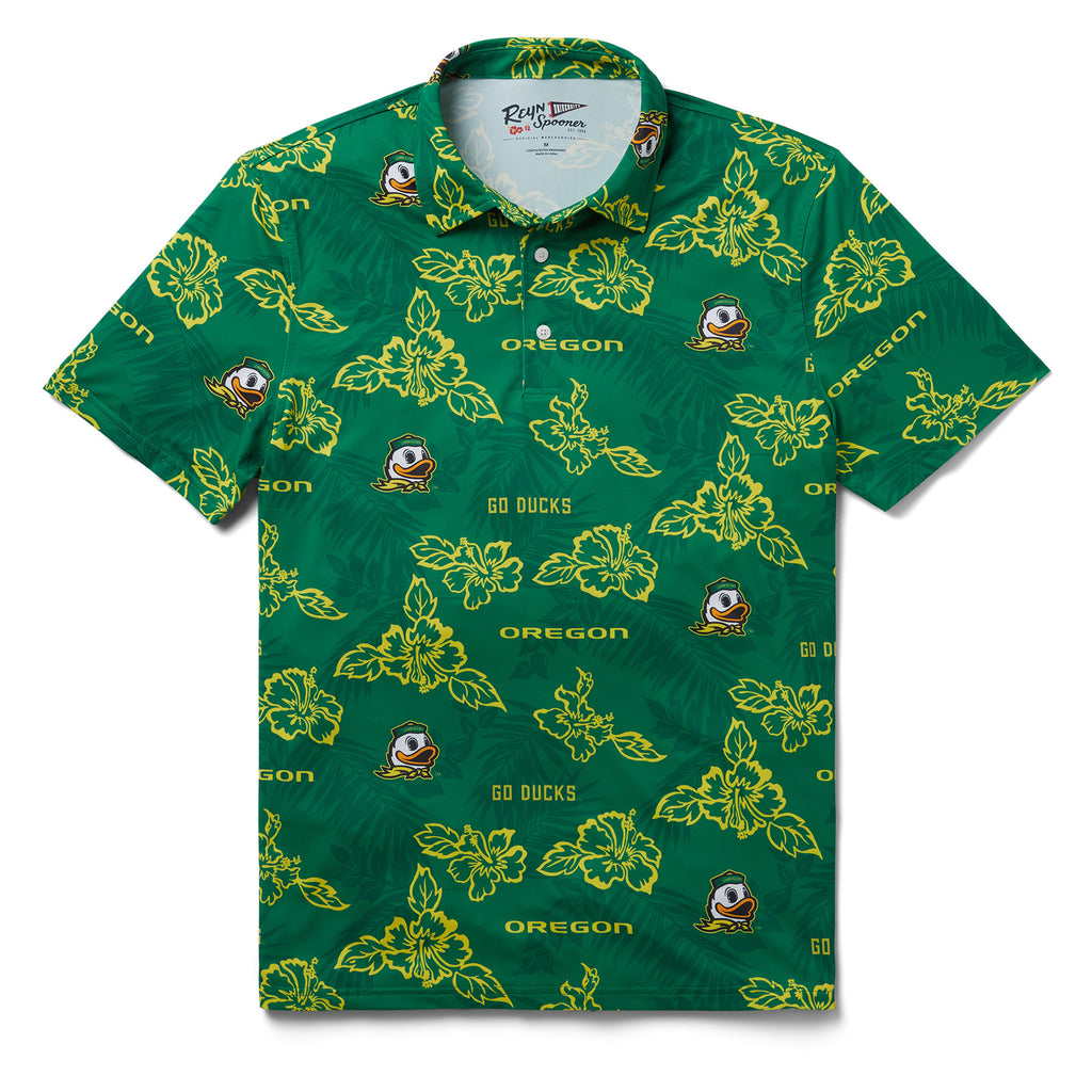 Reyn Spooner UNIVERSITY OF OREGON POLO in GREEN