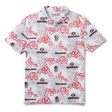 Reyn Spooner UNIVERSITY OF GEORGIA POLO in WHITE