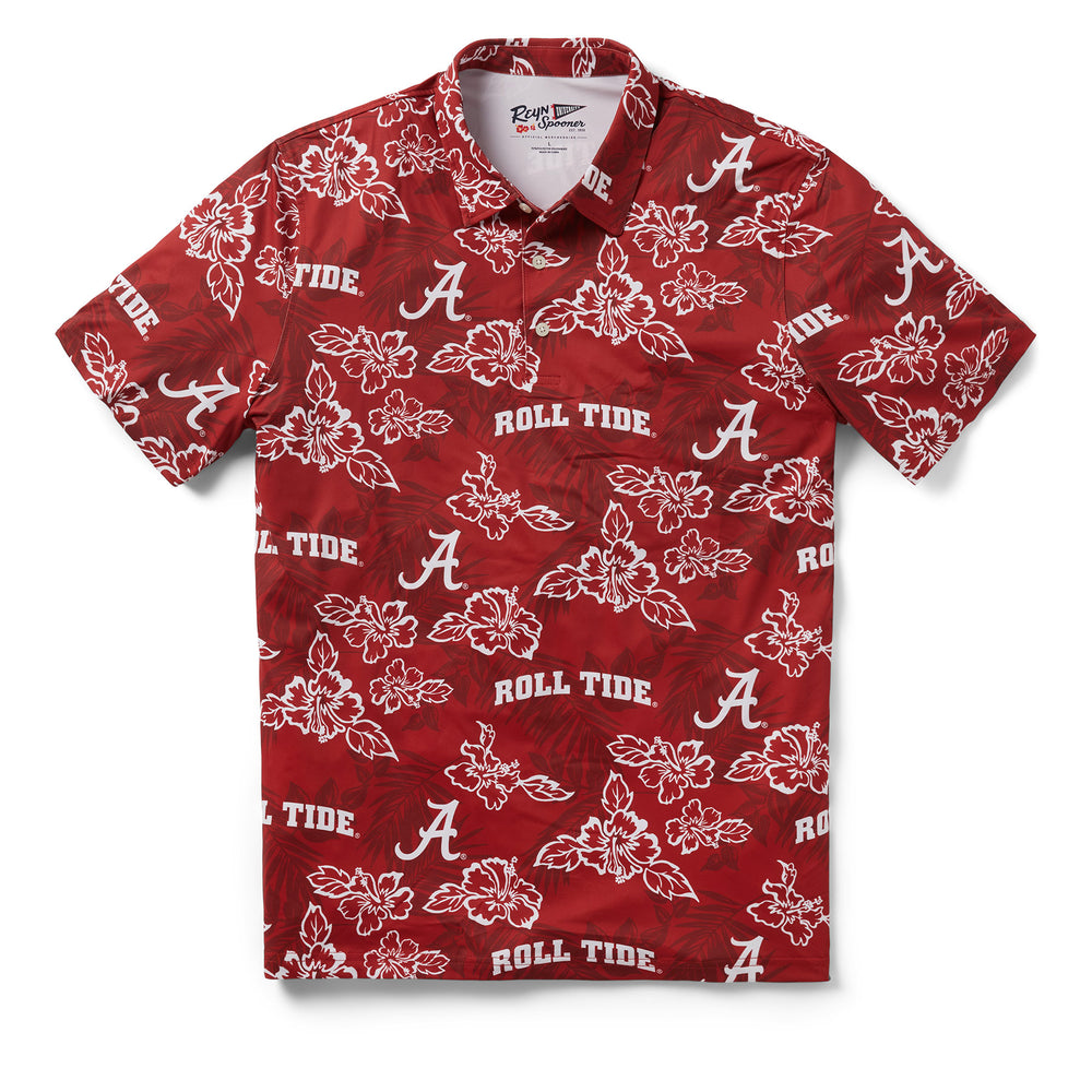 Reyn Spooner UNIVERSITY OF ALABAMA PUA PERFORMANCE POLO in RED