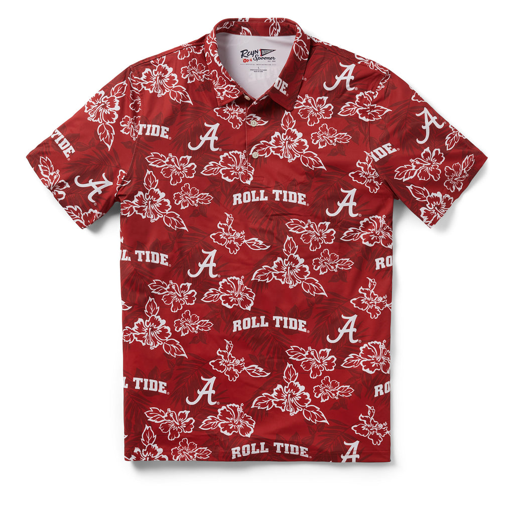 Reyn Spooner UNIVERSITY OF ALABAMA PUA PERFORMANCE POLO in RED