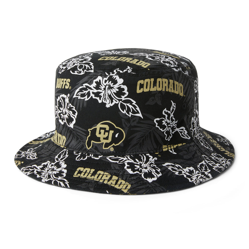 Reyn Spooner UNIVERSITY OF COLORADO BUCKET HAT in BLACK