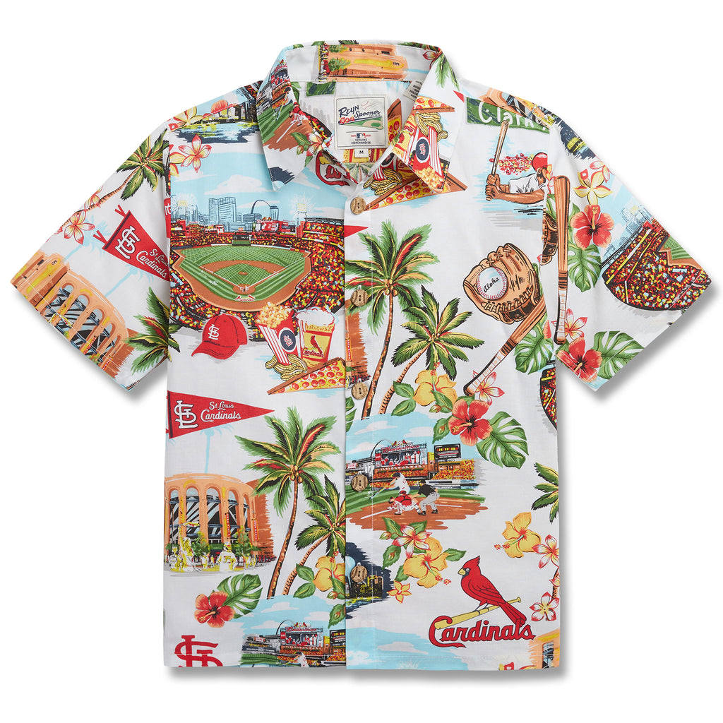 KIDS ST. LOUIS CARDINALS SCENIC / 100% Cotton – Reyn Spooner