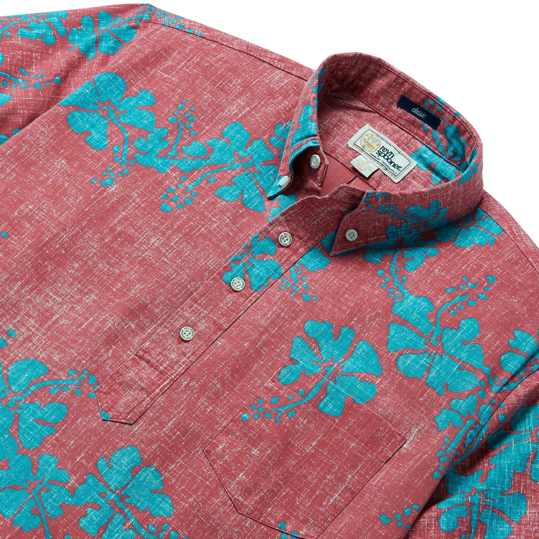 Reyn Spooner 50TH STATE FLOWER PULLOVER in RED