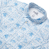 Reyn Spooner LAHAINA SAILOR PERFORMANCE POLO in WHITE