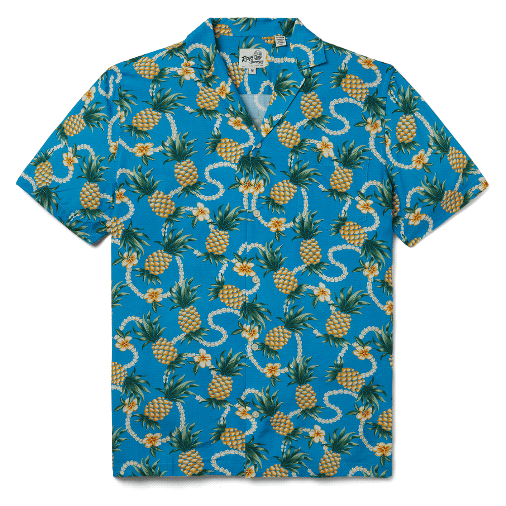 Reyn Spooner PINING FOR YOU CAMP SHIRT in BLUE MOON