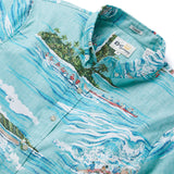 Reyn Spooner HEIHEI WA'A TAILORED in TURQ SEA