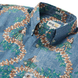 Reyn Spooner HULA LEI BUTTON FRONT in CAPTAINS BLUE