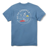 Reyn Spooner SMOOTH SURFIN' GRAPHIC TEE in SLATE