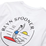 Reyn Spooner SMOOTH SURFIN' GRAPHIC TEE in WHITE