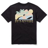 Reyn Spooner DIAMOND HEAD GRAPHIC TEE in BLACK