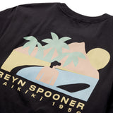 Reyn Spooner DIAMOND HEAD GRAPHIC TEE in BLACK