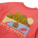 Reyn Spooner DIAMOND HEAD GRAPHIC TEE in CORAL