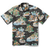 Reyn Spooner SPOONER SPOOKTACULAR BUTTON FRONT in BLACK