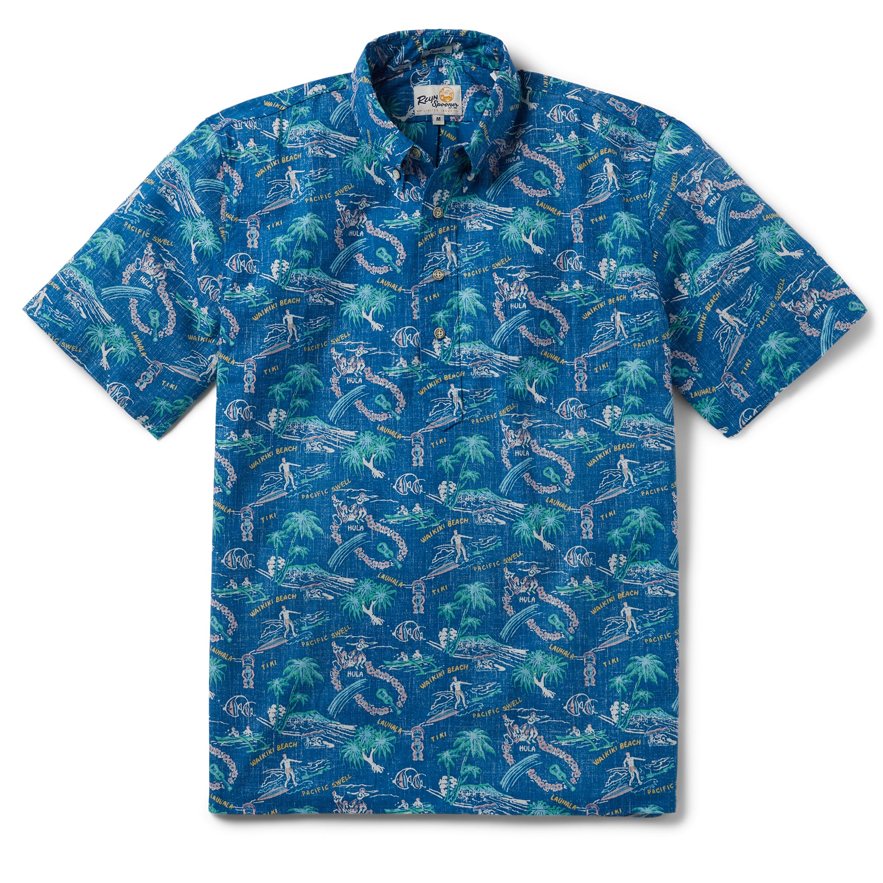 Reyn Spooner ONE FINE DAY PULLOVER in VALLARTA BLUE