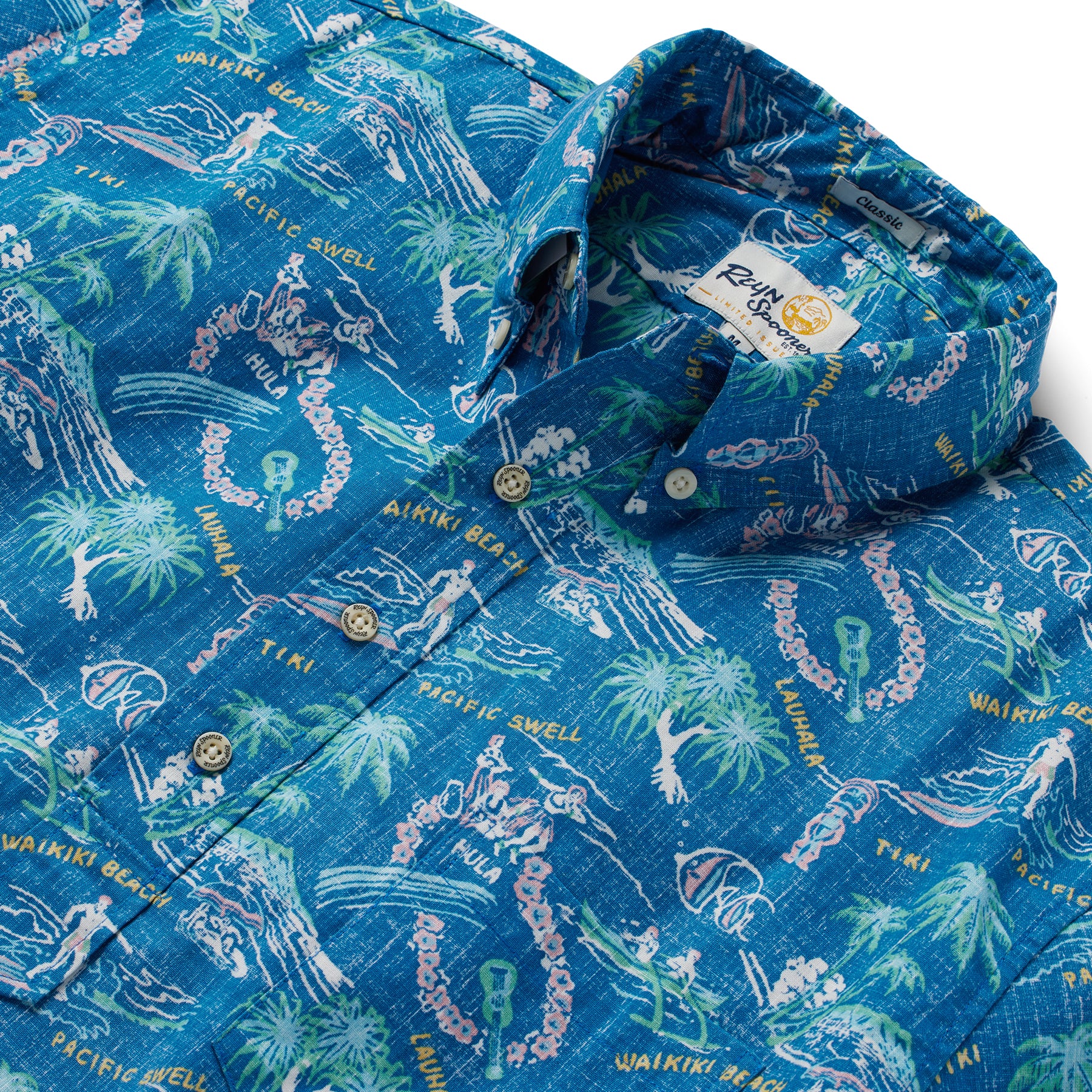Reyn Spooner ONE FINE DAY PULLOVER in VALLARTA BLUE