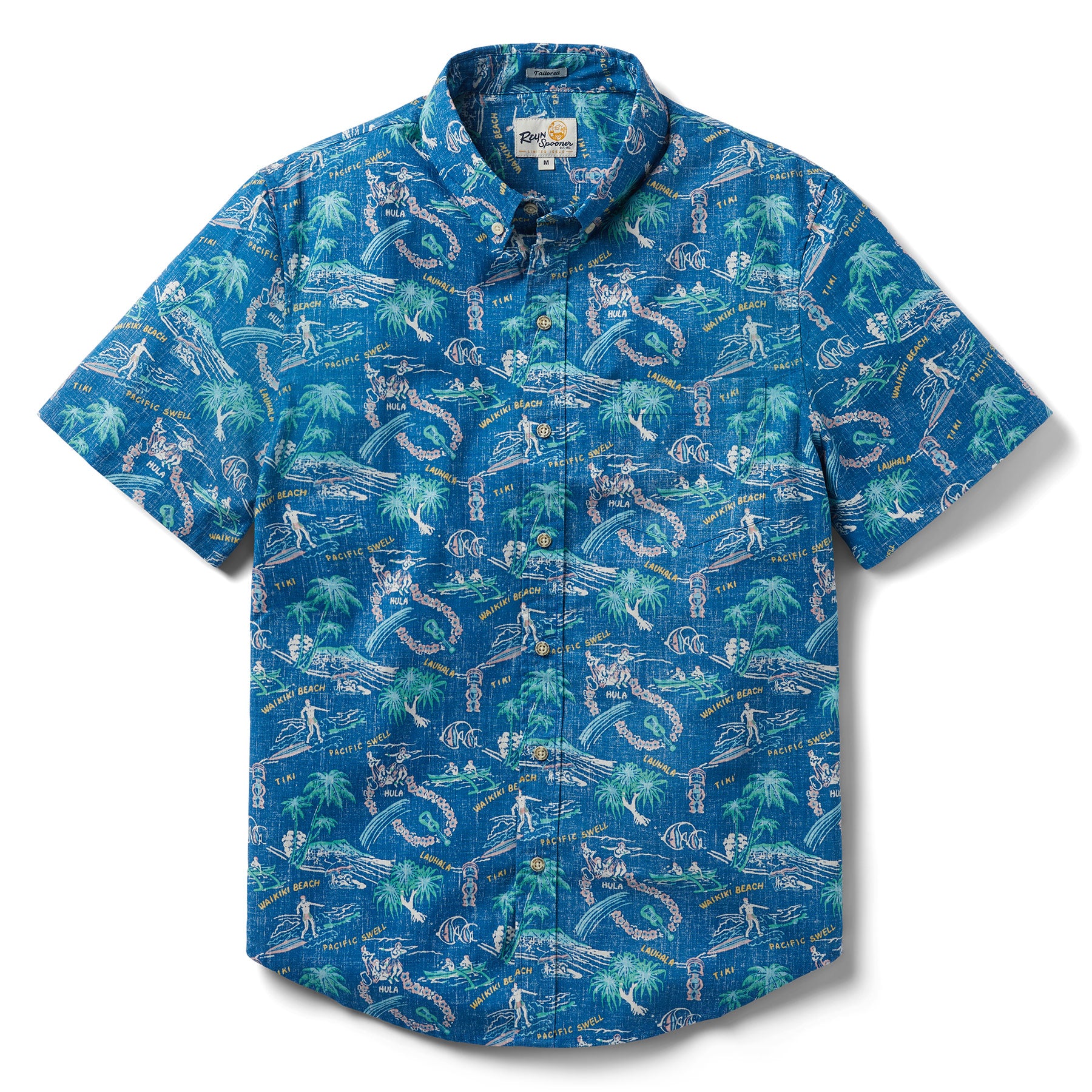 Reyn Spooner ONE FINE DAY TAILORED in VALLARTA BLUE