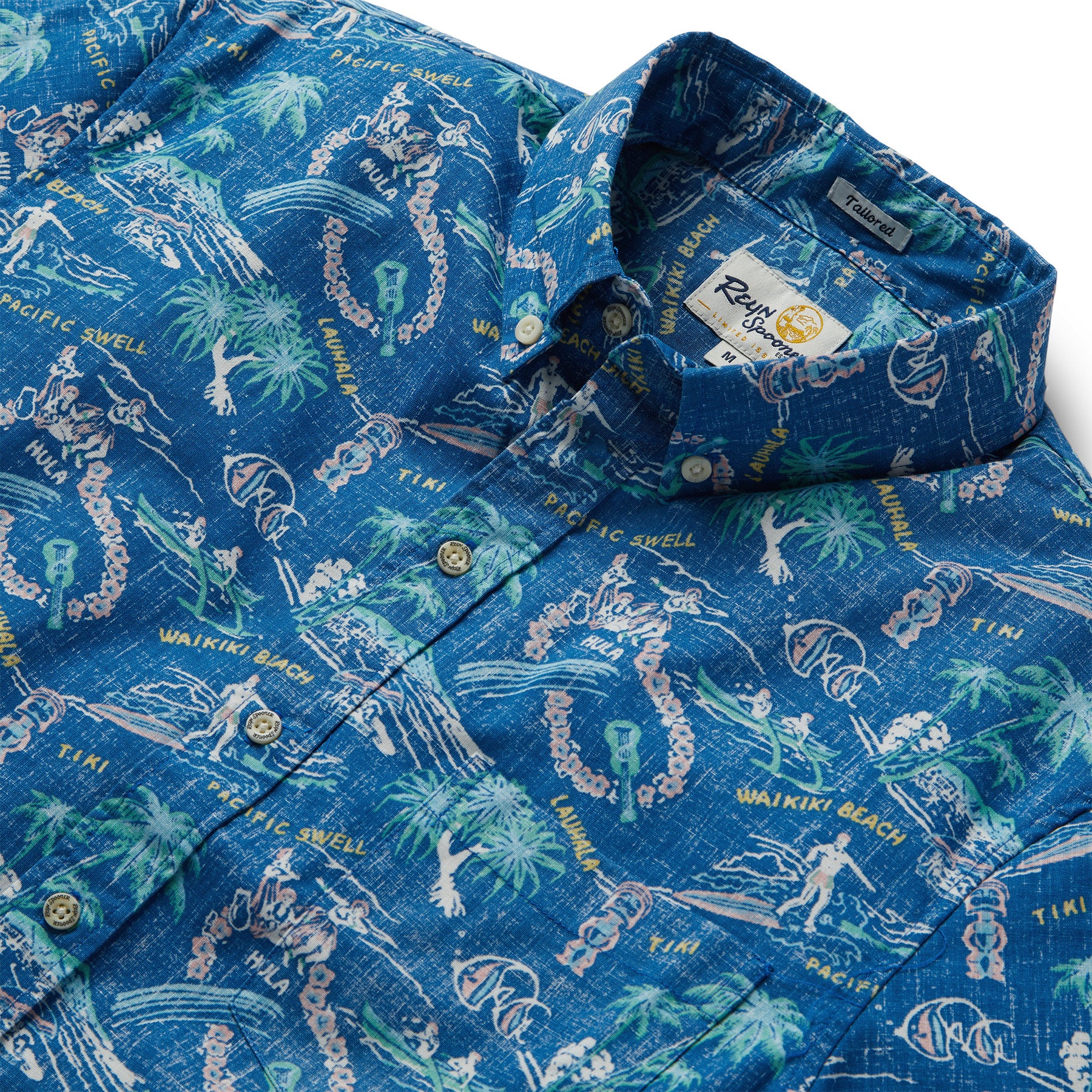 Reyn Spooner ONE FINE DAY TAILORED in VALLARTA BLUE
