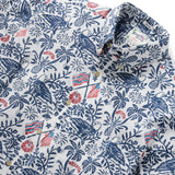 Reyn Spooner SUMMER COMMEMORATIVE 2023 BUTTON FRONT in WHITE