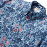 Reyn Spooner SUMMER COMMEMORATIVE 2023 PULLOVER in FADED DENIM