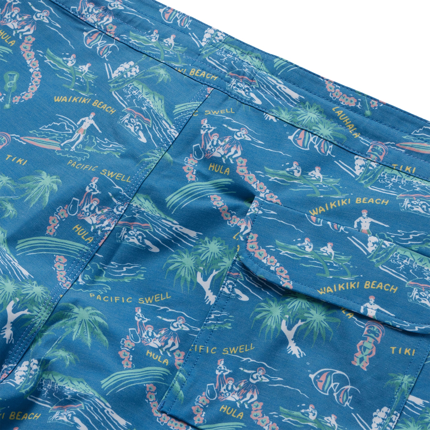 Reyn Spooner ONE FINE DAY ECO BOARD SHORTS in VALLARTA BLUE