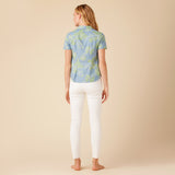Reyn Spooner VAITAPE SHORT SLEEVE BUTTON FRONT TAILORED in FADED DENIM
