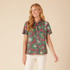 Reyn Spooner HAWAIIAN CHRISTMAS 2022 CAMP SHIRT RELAXED in DEEP RED