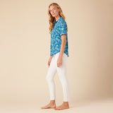 Reyn Spooner ONE FINE DAY BUTTON FRONT in VALLARTA BLUE
